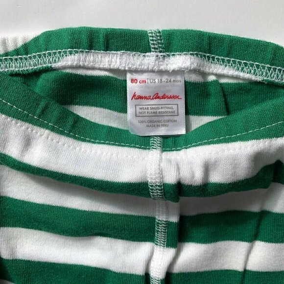 Hanna Andersson Striped Pajama Set, 18-24 Months - Picture 6 of 8